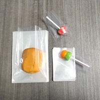 Vente en gros sac en cellophane alimentaire à poche plate en plastique transparent OPP pour l'emballage