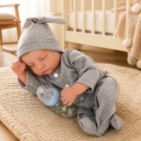 18 Zoll Lebensechte Reborn-Babypuppe aus Weichem Vinyl Realistische Neugeborenen-Puppe Spielzeug für Kinder Geschenk Großhandel Individuell Anpassbar
