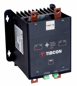 Módulo de conmutación de tiristores de alta velocidad Tibcon, respuesta de 20ms, para bancos de condensadores rápidos trifásicos, conector estático de cruce a cero, alimentación - Product Image 1