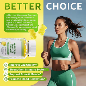 Tốt nhất bán magiê Glycinate Gummies Kẹo vitamin bổ sung cho người lớn não non-phụ nữ mang thai - Product Image 5