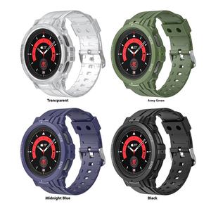 Correa de Reloj Transpirable para Samsung Galaxy Watch4/5/5Pro 40/44/45mm, Correa de TPU Transparente de Color Puro - Product Image 5