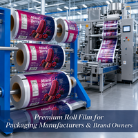 Sacs en plastique à fermeture éclair imperméables en CPP imprimés sur mesure pour l'emballage alimentaire (bonbons) avec scellage thermique et structure laminée