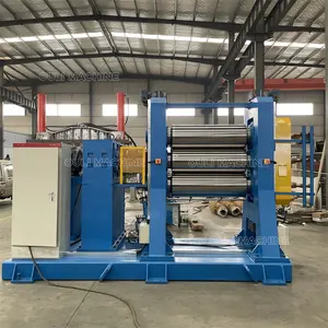 22 inch rubber embossing calender machine, Four roll calendering with universal Shaft machinery