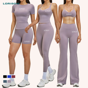LORISOW Ensembles de détente 2 pièces pour femmes de grande taille, abordables, de luxe haut de gamme, <span class=keywords><strong>sexy</strong></span>, pour le sport, le fitness et le yoga, vêtements de sport, fabricant - Product Image 1