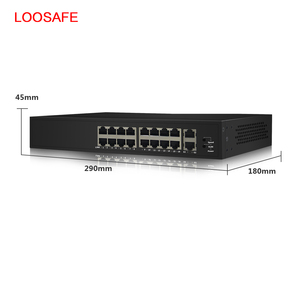 Công Tắc Poe <span class=keywords><strong>16</strong></span> Cổng LOOSAFE Công Tắc Giám Sát Cung Cấp Điện POE Điều Khiển Từ Xa Tiêu Chuẩn 250 Mét 48V - Product Image 2