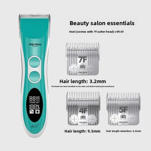 Cortadora de Pelo Profesional para Mascotas Shernbao <span class=keywords><strong>CAC</strong></span>-878 Cool Z, Recortadora Inalámbrica para <span class=keywords><strong>Perros</strong></span> con Pantalla LCD, Precisión de Grado Veterinario - Product Image 5