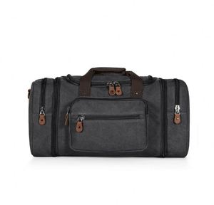 Free Sample Travel Canvas Duffel <b>Bag</b> for <b>Men</b> & Women 47L <b>Overnight</b> Weekend <b>Bag</b> - Product Image 1