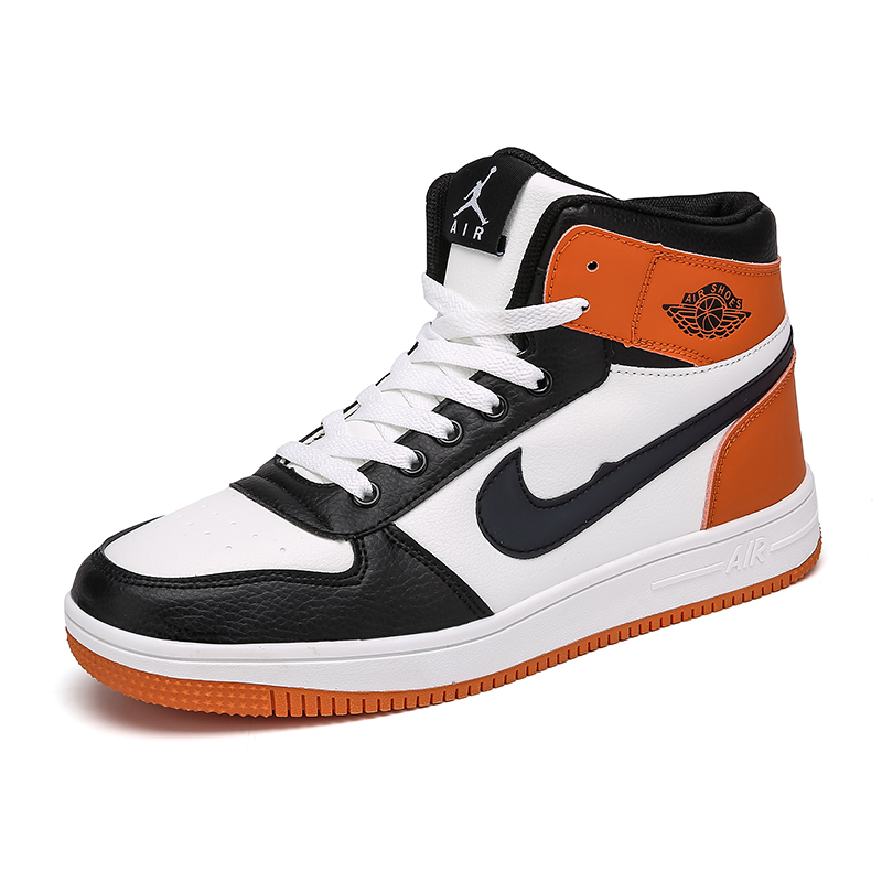 Men high-top board shoes PU leather luxury designer nightclub party shoes breathable comfy men's casual shoes men footwear