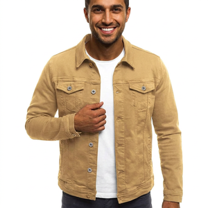 Men's Classic <b>Slim</b> <b>Fit</b> Denim <b>Jacket</b> Casual Fashion Jean Coat - Product Image 1