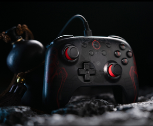 ตัวควบคุมแบบมีสาย8บิตโด้ที่2C ที่สุดสำหรับ Windows <span class=keywords><strong>PC</strong></span> และแอนดรอยด์1000เฮิร์ตปรับ L4ได้กันชน R4สีดำ Wukong ตำนาน - Product Image 4