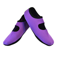 Néoprène Maison Pantoufles Femmes Pliable Flexible Appartements Voyage Exercice Danse Yoga Chaussettes Néoprène Intérieur Chaussures Pantoufles