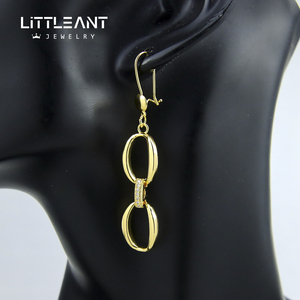Yeni klasik tasarım moda takı takım yüksek kalite 21k altın kaplama kolye kadınlar düğün için 3 adet <span class=keywords><strong>Set</strong></span> - Product Image 6