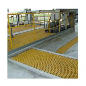 Matériaux composites en fibre de verre Anti-corrosion FRP Passerelle Grilles Plancher - Product Image 1