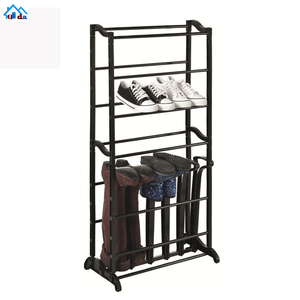 Armoire de rangement de <span class=keywords><strong>chaussures</strong></span> en acier inoxydable, <span class=keywords><strong>meuble</strong></span> assemblé à 4 niveaux, meubles à <span class=keywords><strong>chaussures</strong></span> - Product Image 2