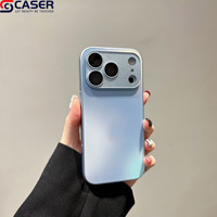 Coques de luxe en verre brillant à motif aquarelle dégradé pour iPhone 11, 17 Pro Max, 16 Pro, avec film de protection d'objectif intégral, style Ins, coque de téléphone