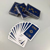 Cartes à Jouer de Poker Personnalisées OEM en Gros, Double Deck, 310gsm, Écologiques, Revêtement Anti-Huile, Durables, Rebondissantes, Idéales pour Fêtes en Famille et Cadeaux