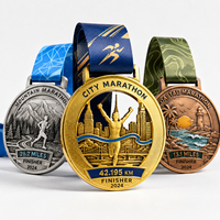 Médailles et trophées de basketball personnalisés avec logo personnalisé, couleur personnalisée, alliage de zinc moulé sous pression, émail souple, placage or, fournisseur OEM/ODM