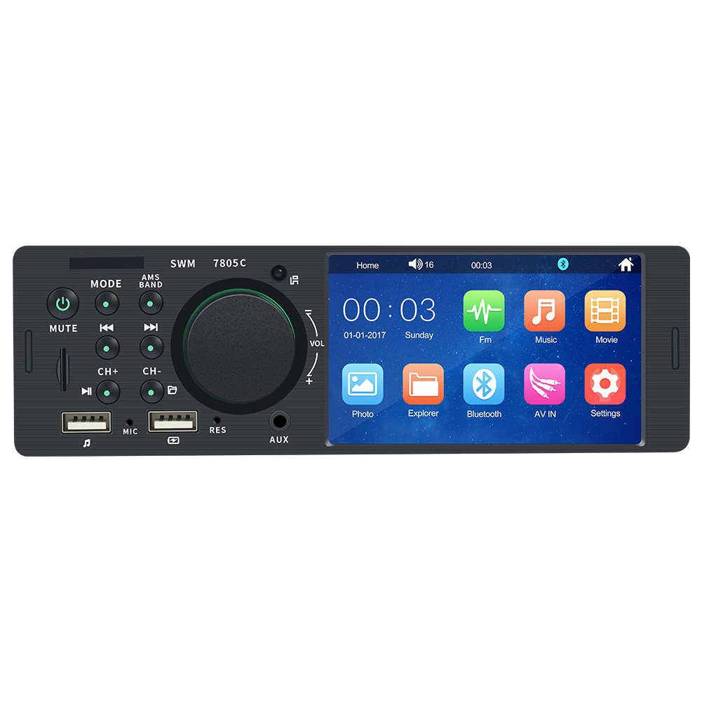 Máy Phát Nhạc DVD Mp5 1 Din Cho Xe Hơi, Máy Phát Nhạc Mp5 HD Video 4 Inch Âm Thanh Nổi Cho Xe Hơi Giá Rẻ