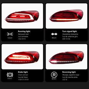 <b>LED</b> Rear Lamp VW Scirocco Clear Lens New Retrofit Upgrade Daytime Running <b>Lights</b> 6000K 6000 Lumens <b>Plug</b> Play 2009-2014 - Product Image 2