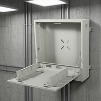 19 Zoll Vertikaler Wandmontage DVR NVR Sicherheitsschrank Rack-Gehäuse für CCTV-System Sicherheitsausrüstung Platzsparend