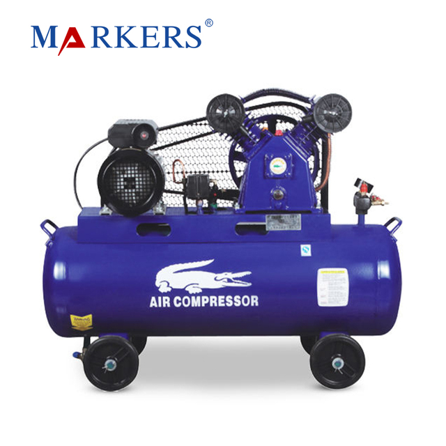 MARKERS Electric Industrial 2hp Piston Ring Belt Driven Air Compressor