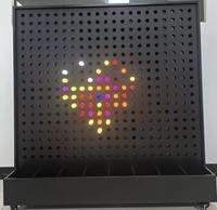 Panneau mural sensoriel éducatif pour l'autisme, avec éclairage LED coloré, jeux de piquets, jouet thérapeutique de stimulation