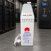 Batterie 12V multi-capacités à borne frontale européenne (100/105/150/200AH) - Rechargeable à décharge profonde pour centre de données et salle de télécommunications