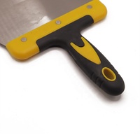 Couteau à ruban pour cloisons sèches en acier inoxydable, spatule à gratter pour la finition du plâtre des cloisons sèches