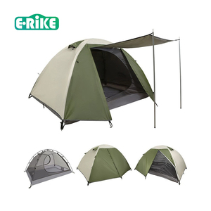 Tente de <span class=keywords><strong>camping</strong></span> E-RIKE imperméable et résistante à la pluie PU3000mm pour 2 personnes, ultralégère, avec structure en fibre de verre, pliage automatique, pour la randonnée en plein air - Product Image 1