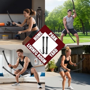 Wellshow Sport Portable Arm Exerciseur Cordes de combat lestées sans <span class=keywords><strong>corde</strong></span> <span class=keywords><strong>Corde</strong></span> d'entraînement robuste pour la salle de sport à domicile - Product Image 6