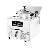 Friteuse de poulet à pression électrique de table en acier inoxydable Kfc autocuiseur 22L