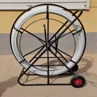 Machine à tirer les câbles en fibre optique FTTH 4-16 mm Max 500M, tige de conduit en fibre de verre, tire-câble en fibre optique, tige de conduit