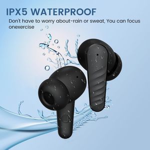 หูฟังไร้สายสำหรับ Android และ IOS ควบคุมด้วยระบบสัมผัส กันน้ำ เสียงคุณภาพสูง - Product Image 4
