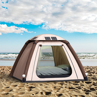 Offre Spéciale 2*2m installation facile tente d'air solaire extérieure étanche Oxford Blowup Camping Air gonflable maison tente pour voyages avec pompe