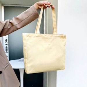 New Arrival Customized Color Customized Pattern <b>Medium</b> Size Large Capacity Eco-Friendly Canvas <b>Tote</b> <b>Bag</b> Shoulder Strap Shopping - Product Image 2