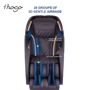 Fauteuil de massage à chauffage synchrone pour la taille et le dos avec coussins d'air surélevés pour les genoux et les jambes pour soulager les douleurs articulaires - Product Image 6