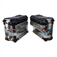Boîte de rangement pour moto électrique, grande capacité, coffre arrière, vélo électrique, ABS, essentiel pour le tourisme