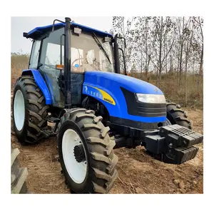 Tractor pequeño de segunda mano con cargador y retroexcavadora, Tractor nuevo y Holland