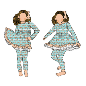 Little Glow Kid Set da Gioco con Gonna a Cerchio Completo e Vestito con Massimo Effetto Giroscopico, Pantaloni Culotte in Pizzo Invernale con Occhiellatura per Bambine - Product Image 4