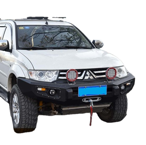 Передние стальные бамперы для Pajero Sport