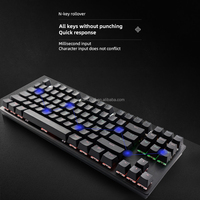 Le clavier mécanique Bappvin Customs Global Language 61 64 68 87 98 104 108 Key Mechanical Keyboard est adapté à l'ODM OEM
