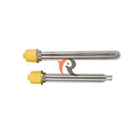 Élément chauffant en acier inoxydable Bobine de résistance tubulaire électrique Dc 12V 24V 36V 48V Chauffe-eau à immersion