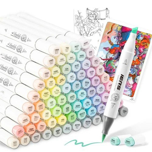 Juego de <span class=keywords><strong>Marcadores</strong></span> Acrílicos para Estudiantes y Niños, 120 Colores, Punta Suave, Apilables, Opacos, a Base de Agua, para Dibujo Artístico, Punta de Pincel - Product Image 4
