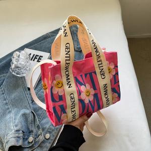 カスタムロゴ印刷 コットン ジェントルウーマン キャンバストートバッグ 大型ジェントルウーマン トートバッグ - Product Image 2