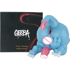 ตุ๊กตายางรูปทรงก้นมังกรแฟนตาซี GEEBA สำหรับผู้ชาย ของเล่นทางเพศแบบพกพา ทำจากซิลิโคน ช่องคลอดจำลองเสมือนจริง - Product Image 4
