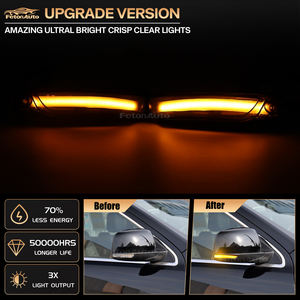 Luz indicadora de espejo retrovisor dinámica de fábrica (2 piezas) para Jeep Grand Cherokee WK2 2011-2020, luz de señal de giro - Product Image 3
