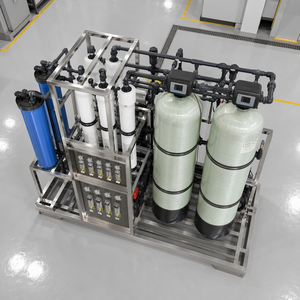 เครื่องกรองน้ำระบบ Reverse Osmosis สองขั้นตอน สำหรับน้ำดื่ม ระบบอุตสาหกรรม ราคาโรงงาน 500LPH-5000LPH - Product Image 4