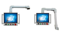 PC à écran tactile industriel HMI de 15 "pour système de contrôle de machine CNC Support DC large