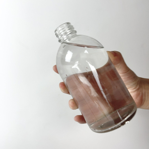 Mini bouteilles rondes vides pour boissons alcoolisées en verre pour vin de vodka, whisky, <span class=keywords><strong>gin</strong></span>, jus de fruits avec bouchon en aluminium - Product Image 2