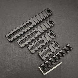 알루미늄 합금 전술 사냥 보안 범위 마운트 기본 5/7 슬롯 21MM 다시 곡률 조정 가능한 MOLLE 호환 - Product Image 6